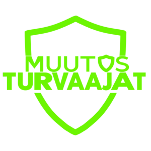 Vihreä Muutosturvaajat logo.
